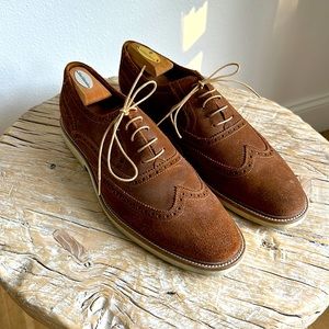 Gordon Rush Brown Suede Dress Shoes